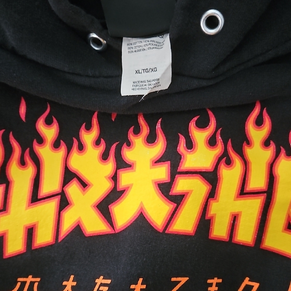 Men's Thrasher Magazine Black Hoodie Adult Size XL - Picture 3 of 6